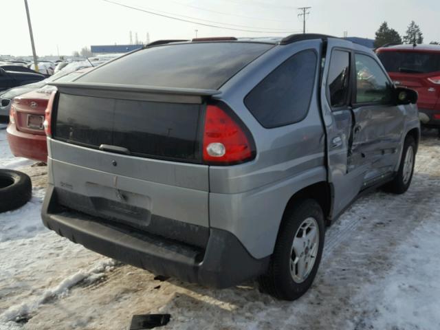 3G7DA03E63S518535 - 2003 PONTIAC AZTEK GRAY photo 4