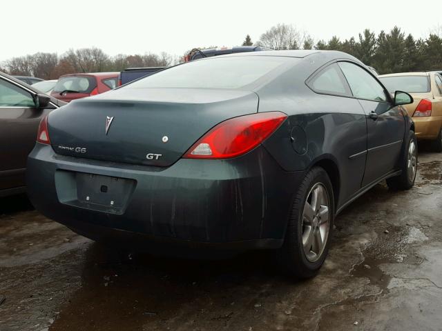 1G2ZH158864136080 - 2006 PONTIAC G6 GT GREEN photo 4