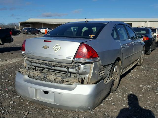 2G1WB5E30E1107879 - 2014 CHEVROLET IMPALA LIM SILVER photo 4