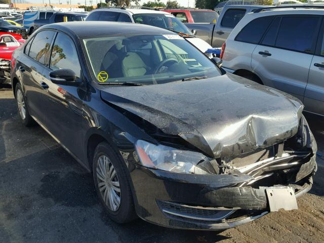1VWAT7A30EC116959 - 2014 VOLKSWAGEN PASSAT S BLACK photo 1