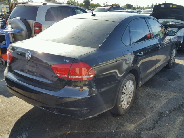 1VWAT7A30EC116959 - 2014 VOLKSWAGEN PASSAT S BLACK photo 4