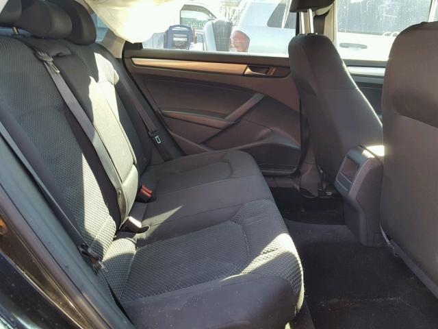 1VWAT7A30EC116959 - 2014 VOLKSWAGEN PASSAT S BLACK photo 6