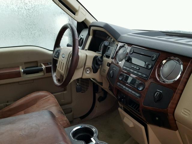 1FTWW33R88EA14151 - 2008 FORD F350 SUPER BROWN photo 9