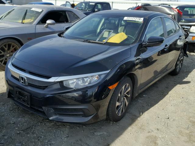 19XFC2F74HE202988 - 2017 HONDA CIVIC EX BLACK photo 2