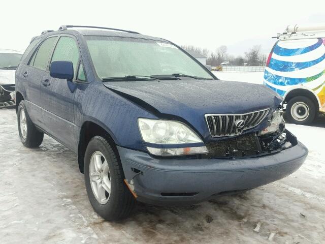 JTJHF10UX10186266 - 2001 LEXUS RX 300 BLUE photo 1