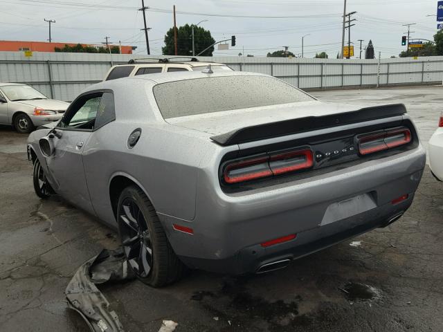 2C3CDZAG4HH618354 - 2017 DODGE CHALLENGER GRAY photo 3