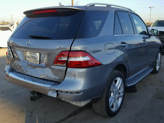 4JGDA5JB7FA513790 - 2015 MERCEDES-BENZ ML 350 GRAY photo 4