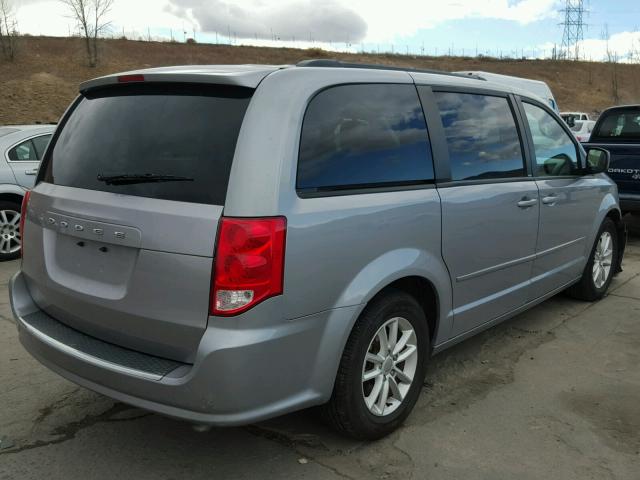 2C4RDGCG8DR738296 - 2013 DODGE GRAND CARA GRAY photo 4