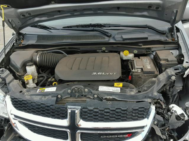 2C4RDGCG8DR738296 - 2013 DODGE GRAND CARA GRAY photo 7