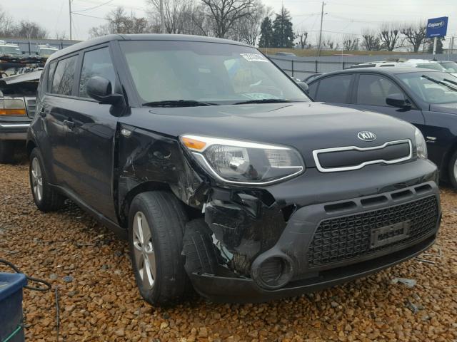 KNDJN2A26E7094837 - 2014 KIA SOUL BLACK photo 1