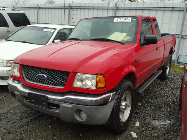 1FTZR45E93PB80048 - 2003 FORD RANGER SUP RED photo 2