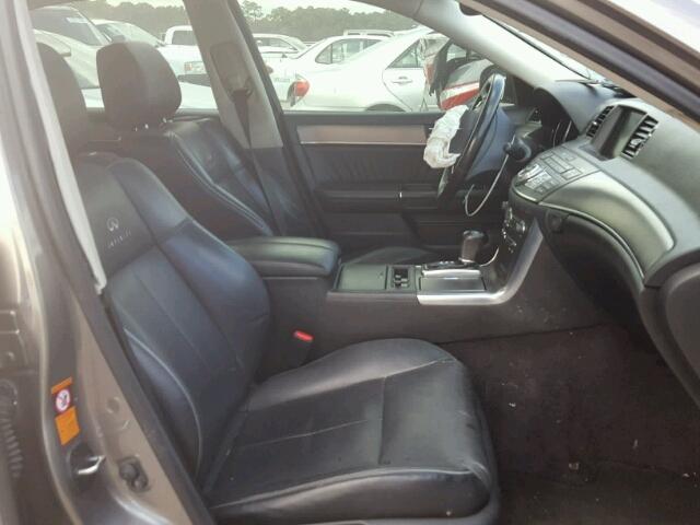 JNKBY01E58M500105 - 2008 INFINITI M45 BASE BROWN photo 5