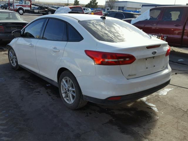 1FADP3F22GL284320 - 2016 FORD FOCUS SE WHITE photo 3