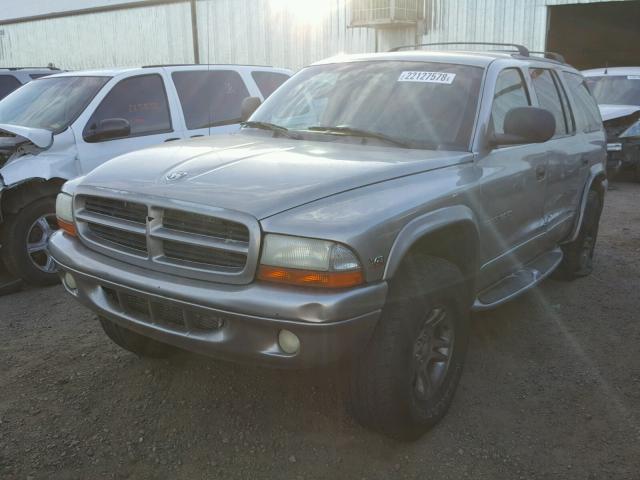 1B4HS28N4YF147890 - 2000 DODGE DURANGO GRAY photo 2