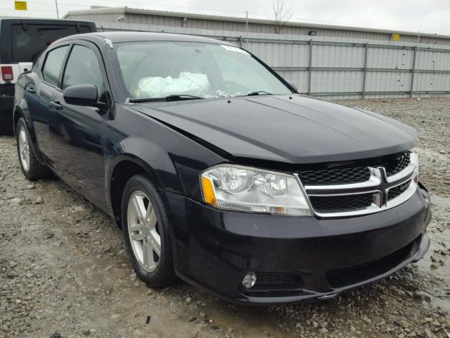 1C3CDZCB1DN506310 - 2013 DODGE AVENGER SX BLACK photo 1