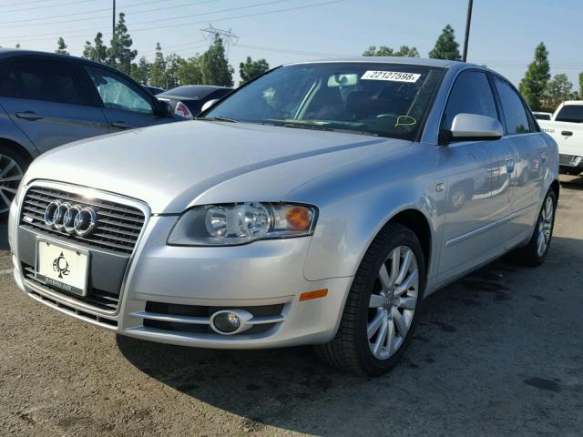 WAUAF78E17A016642 - 2007 AUDI A4 2 SILVER photo 2