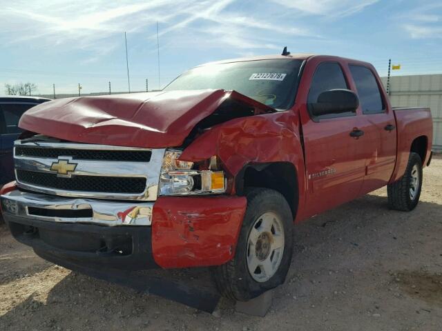 3GCEC13CX9G246653 - 2009 CHEVROLET SILVERADO RED photo 2