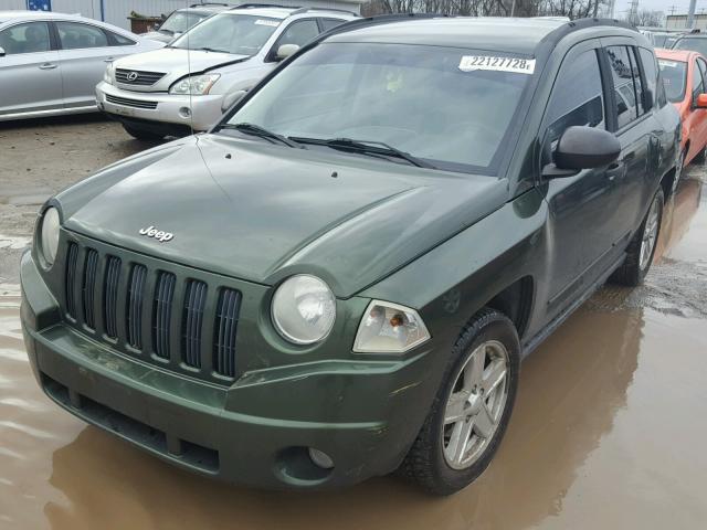 1J8FT47W88D745580 - 2008 JEEP COMPASS SP GREEN photo 2