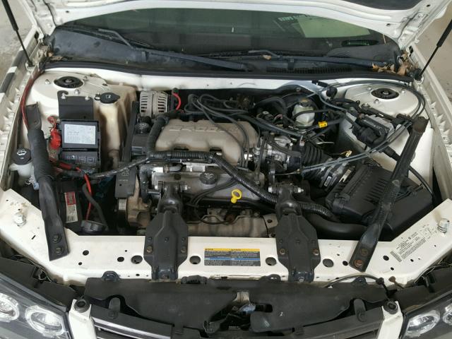 2G1WF52E049380587 - 2004 CHEVROLET IMPALA WHITE photo 7