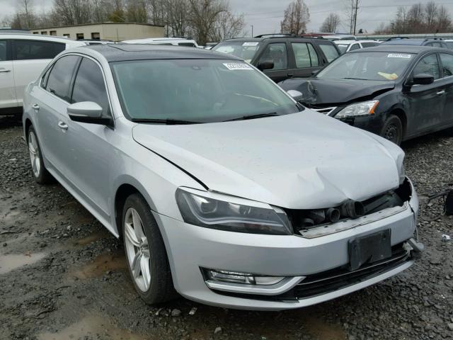 1VWCT7A32EC102666 - 2014 VOLKSWAGEN PASSAT SEL SILVER photo 1