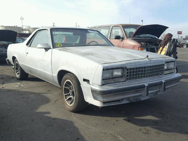 3GCCW80H2HS913332 - 1987 CHEVROLET EL CAMINO GRAY photo 1