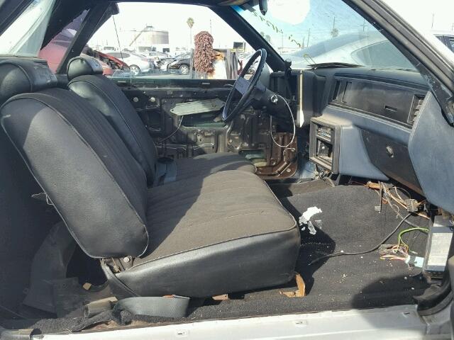 3GCCW80H2HS913332 - 1987 CHEVROLET EL CAMINO GRAY photo 5