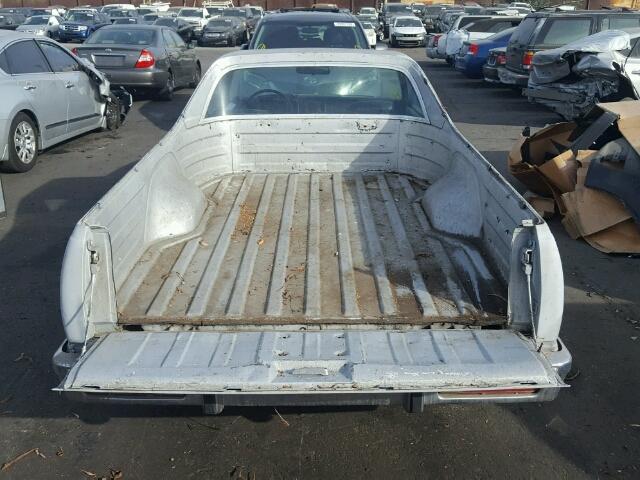 3GCCW80H2HS913332 - 1987 CHEVROLET EL CAMINO GRAY photo 6