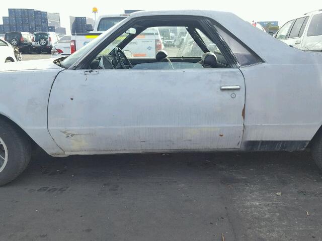 3GCCW80H2HS913332 - 1987 CHEVROLET EL CAMINO GRAY photo 9