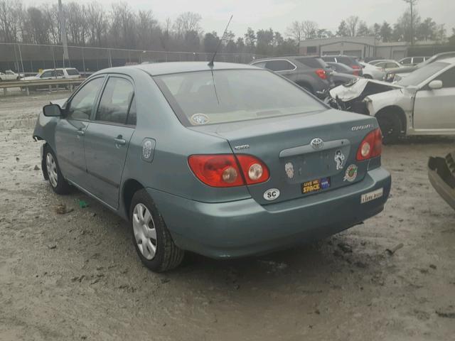 2T1BR32E06C602727 - 2006 TOYOTA COROLLA CE GREEN photo 3