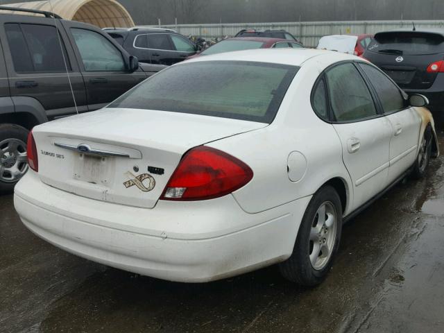 1FAFP55293A239855 - 2003 FORD TAURUS SES WHITE photo 4