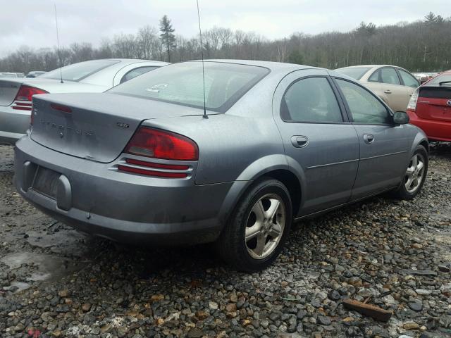 1B3EL46R86N142510 - 2006 DODGE STRATUS SX BLUE photo 4