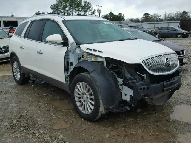 5GALRBED9AJ153998 - 2010 BUICK ENCLAVE CX WHITE photo 1