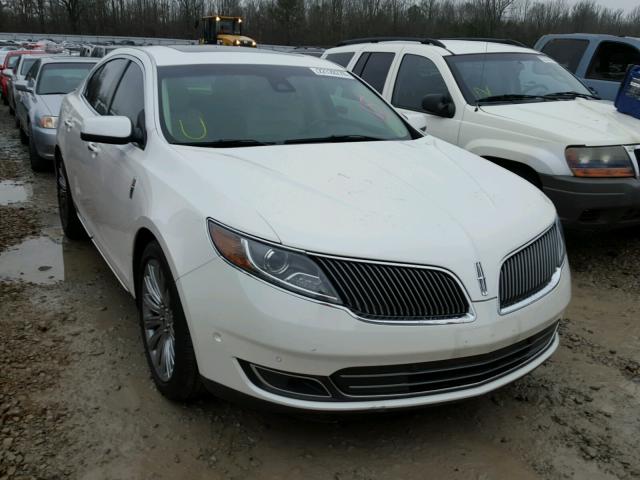 1LNHL9DKXDG606392 - 2013 LINCOLN MKS WHITE photo 1