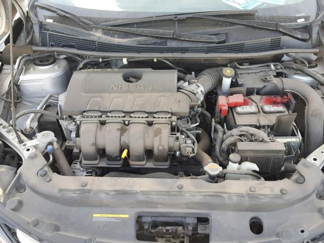 3N1AB7AP2GY281207 - 2016 NISSAN SENTRA S SILVER photo 7