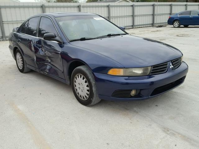 4A3AA46GX2E074672 - 2002 MITSUBISHI GALANT ES BLUE photo 1