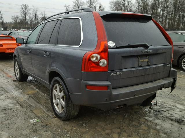 YV4CZ592961257873 - 2006 VOLVO XC90 GRAY photo 3