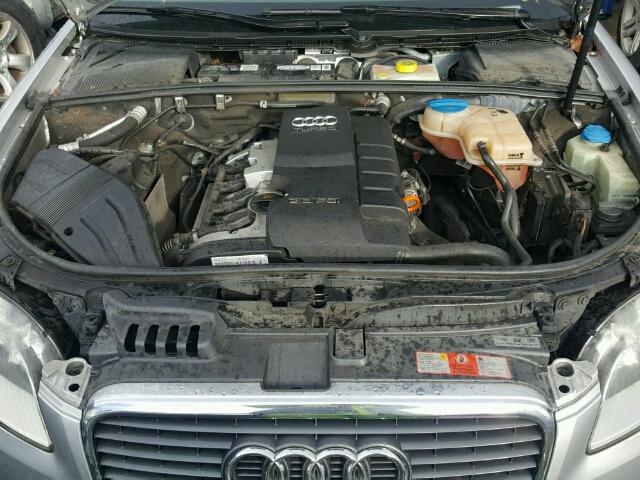 WAUAF78E96A231930 - 2006 AUDI A4 2 SILVER photo 7