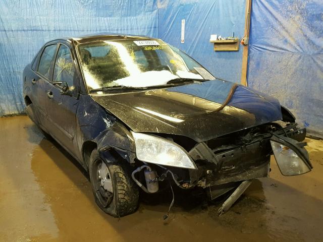 1FAFP34N97W127291 - 2007 FORD FOCUS ZX4 BLACK photo 1