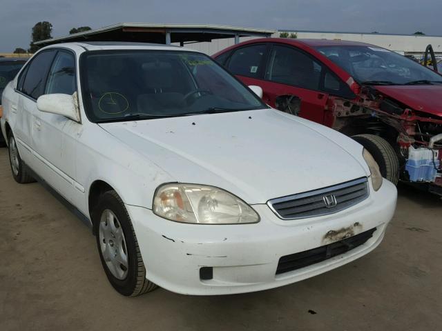 2HGEJ8542YH586612 - 2000 HONDA CIVIC EX WHITE photo 1