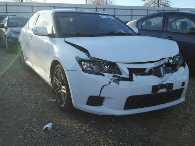 JTKJF5C79D3065354 - 2013 TOYOTA SCION TC WHITE photo 1