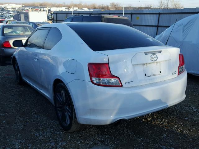 JTKJF5C79D3065354 - 2013 TOYOTA SCION TC 白色 照片 3