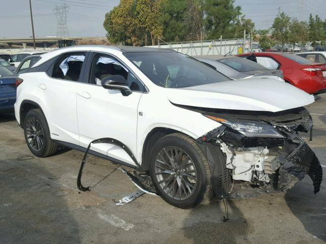 2T2BGMCA3HC014133 - 2017 LEXUS RX 450H WHITE photo 1