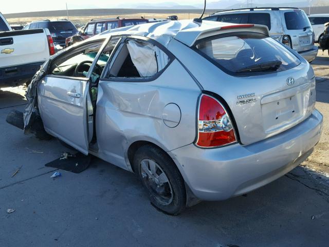 KMHCM3AC2BU191567 - 2011 HYUNDAI ACCENT GL SILVER photo 3
