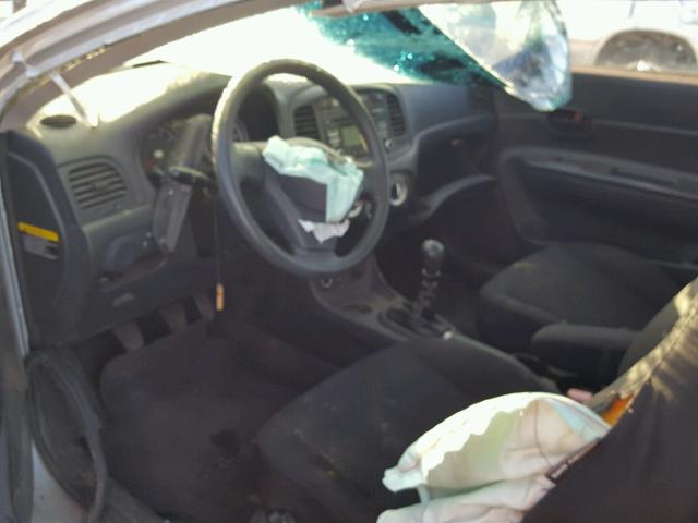 KMHCM3AC2BU191567 - 2011 HYUNDAI ACCENT GL SILVER photo 5