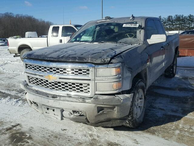 1GCVKREC1FZ366304 - 2015 CHEVROLET SILVERADO CHARCOAL photo 2