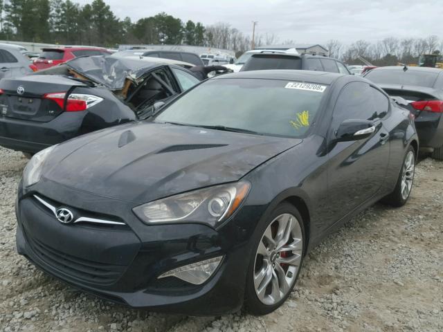 KMHHU6KJ0DU110427 - 2013 HYUNDAI GENESIS CO BLACK photo 2