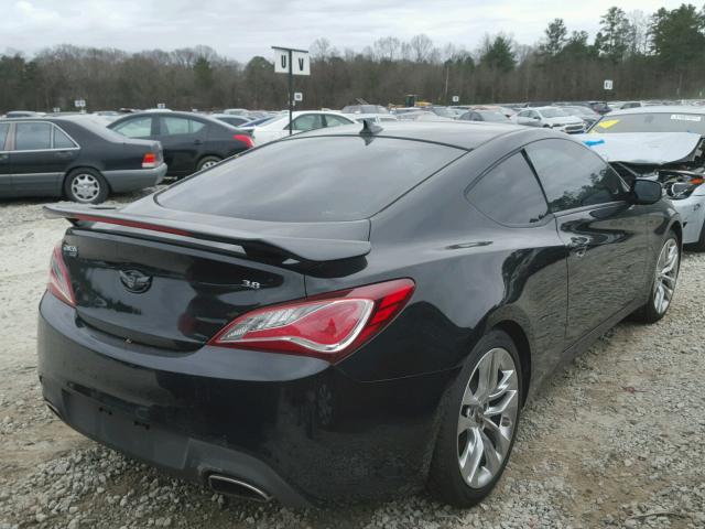 KMHHU6KJ0DU110427 - 2013 HYUNDAI GENESIS CO BLACK photo 4