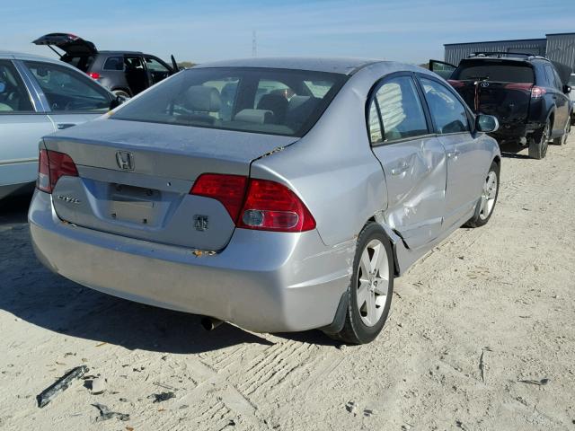 1HGFA16866L022443 - 2006 HONDA CIVIC EX ვერცხლისფერი ფოტო 4
