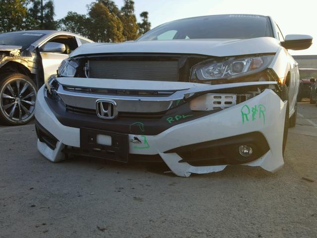 2HGFC1F35HH655322 - 2017 HONDA CIVIC EX თეთრი ფოტო 9