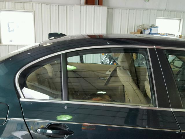 WBANF73536CU19338 - 2006 BMW 530 XI GREEN photo 6